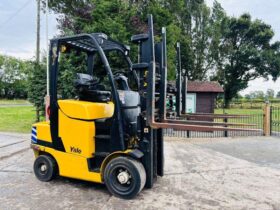 YALE GLP35VX FORKLIFT *YEAR 2018, HIGH RISED CABIN* C/W TINE POSITIONER *VIDEO* full