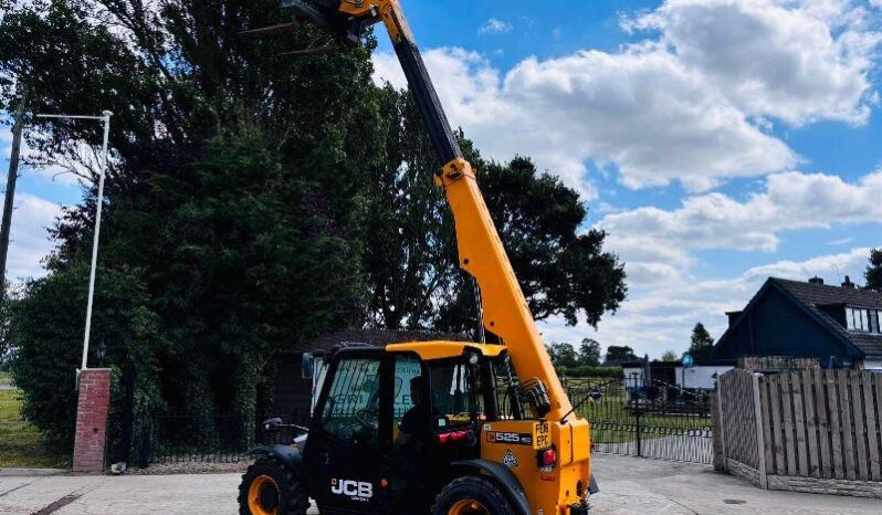 JCB 525-60 4WD TELEHANDLER *YEAR 2018, ONLY 3890 HOURS* C/W PALLET TINES *VIDEO* full