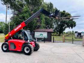 MANITOU MT420 4WD TELEHANDLER *YEAR 2018, 1899 HOURS* C/W PALLET TINES *VIDEO* full