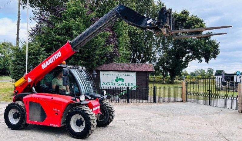 MANITOU MT420 4WD TELEHANDLER *YEAR 2018, 1899 HOURS* C/W PALLET TINES *VIDEO* full