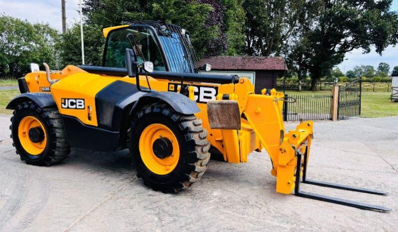 JCB 535-125 4WD TELEHANDLER *YEAR 2015, 12.5 METER REACH* C/W TINES *TINES* full