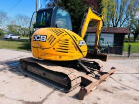 JCB 8080 TRACKED EXCAVATOR *ZERO SWING, YEAR 2014* C/W QUICK HITCH *VIDEO* full