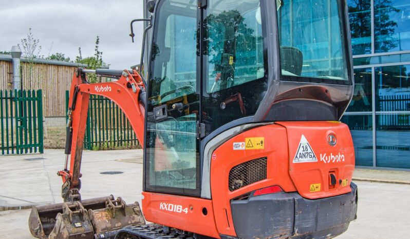 Kubota KX018-4 1.8 tonne rubber tracked For Auction on: 2024-09-19 For Auction on 2024-09-19