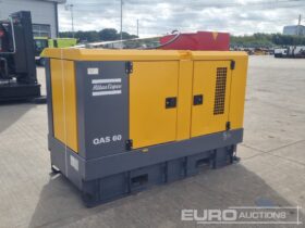 2015 Atlas Copco QAS 60 Generators For Auction: Leeds 11th,12th,13th & 14th September 2024 @8:00am