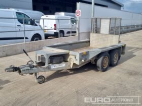 2016 Ifor Williams 2.7 Ton Plant Trailers For Auction: Leeds 11th,12th,13th & 14th September 2024 @8:00am