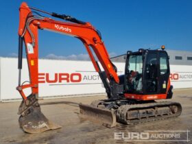 2022 Kubota KX080-4A2 6 Ton+ Excavators For Auction: Leeds 11th,12th,13th & 14th September 2024 @8:00am