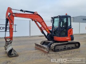 2016 Kubota U55-4 Mini Excavators For Auction: Leeds 11th,12th,13th & 14th September 2024 @8:00am