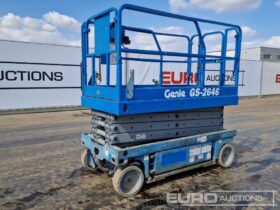 Genie GS2646 Manlifts For Auction: Leeds 11th,12th,13th & 14th September 2024 @8:00am