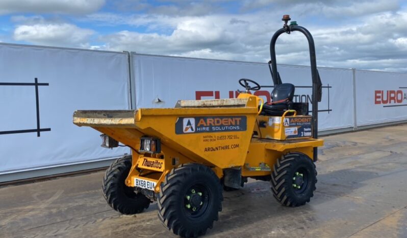 2019 Thwaites 3 Ton Site Dumpers For Auction: Dromore – 11th & 12th October 2024 @ 9:00am For Auction on 2024-10-11