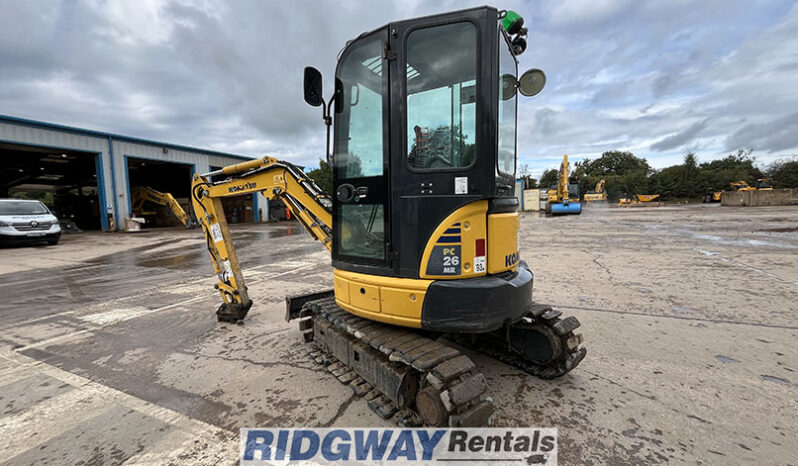 Komatsu PC26 Three Ton Mini digger full