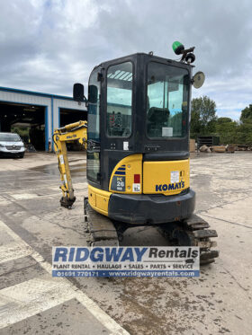 Komatsu PC26 Three Ton Mini digger full