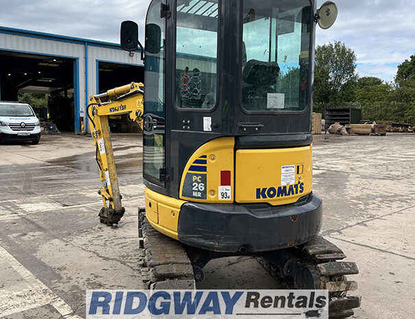 Komatsu PC26 Three Ton Mini digger full