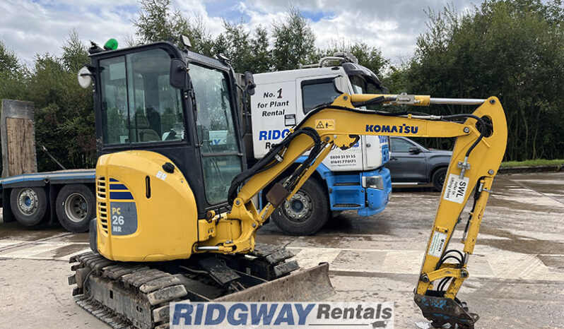 Komatsu PC26 Three Ton Mini digger full