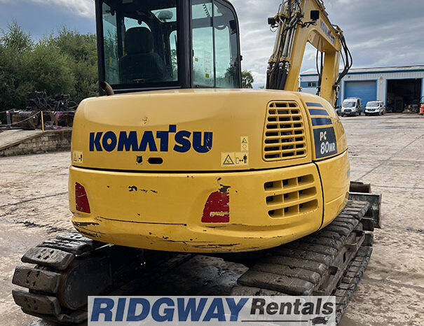 Komatsu PC80MR-5 full