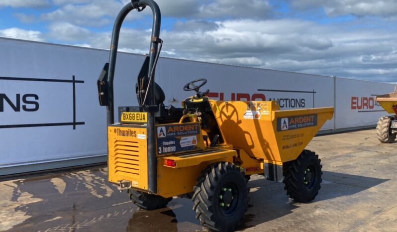 2019 Thwaites 3 Ton Site Dumpers For Auction: Dromore – 11th & 12th October 2024 @ 9:00am For Auction on 2024-10-11 full