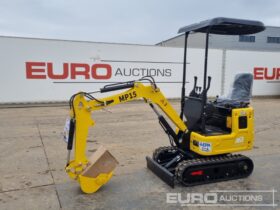 Unused 2024 Machpro MP15 Mini Excavators For Auction: Leeds 11th,12th,13th & 14th September 2024 @8:00am