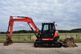 Used 2017 KUBOTA KX080-4a £25000 full