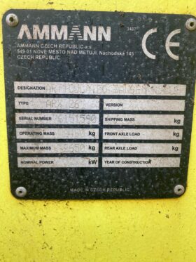 1200mm Roller Ammann ARX26 2018 full