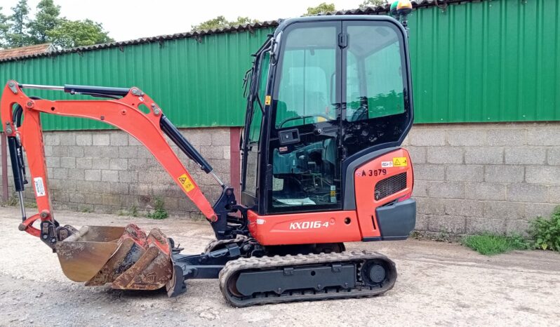 1.6T Excavator Kubota KX016-4 2018 Cabbed/ Variable tracks.