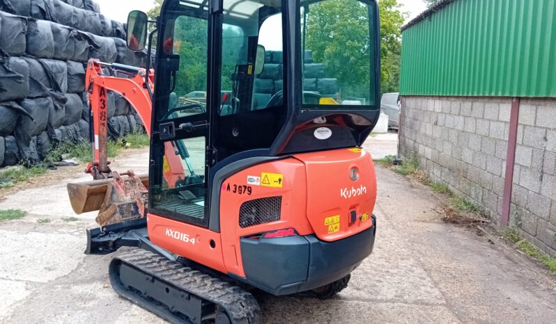 1.6T Excavator Kubota KX016-4 2018 Cabbed/ Variable tracks. full