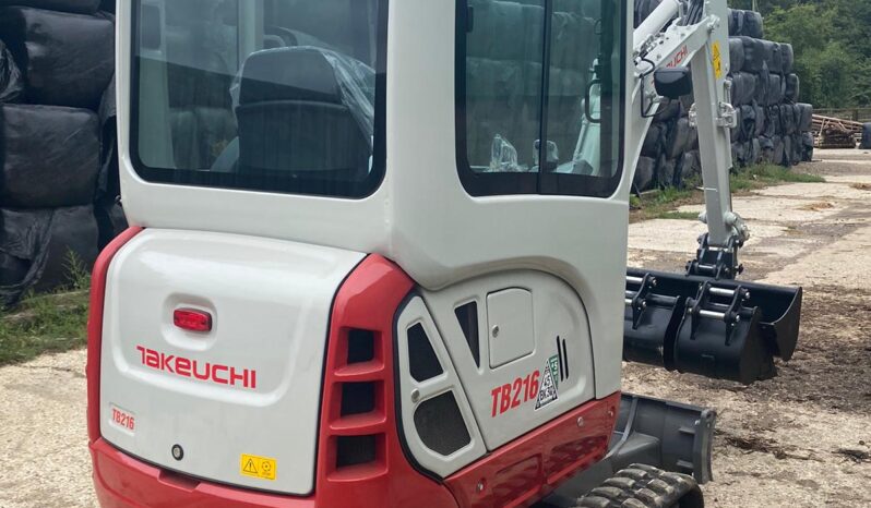 1.8T Excavator Takeuchi TB216- Ex demo full