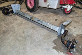 Trailer axle ** No VAT on For Auction on: 2024-09-19 For Auction on 2024-09-19