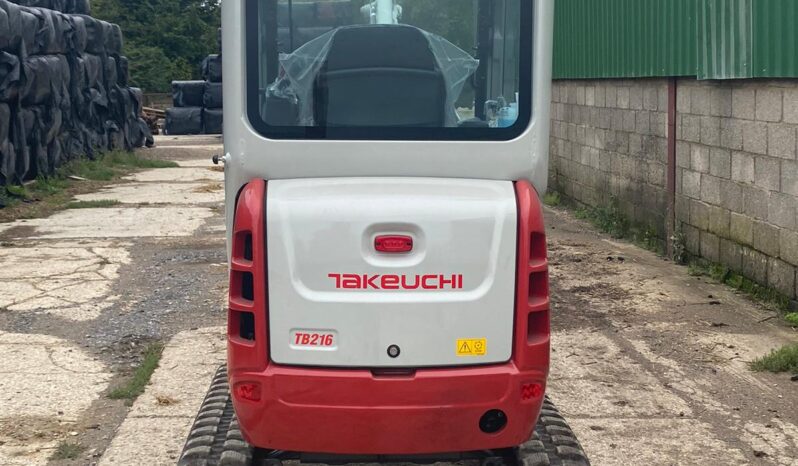 1.8T Excavator Takeuchi TB216- Ex demo full