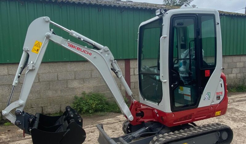 1.8T Excavator Takeuchi TB216- Ex demo