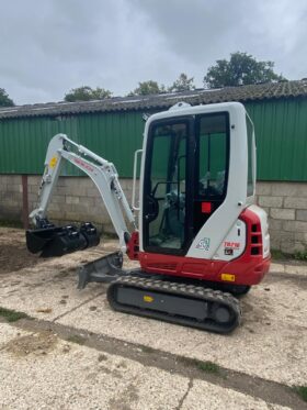 1.8T Excavator Takeuchi TB216- Ex demo full