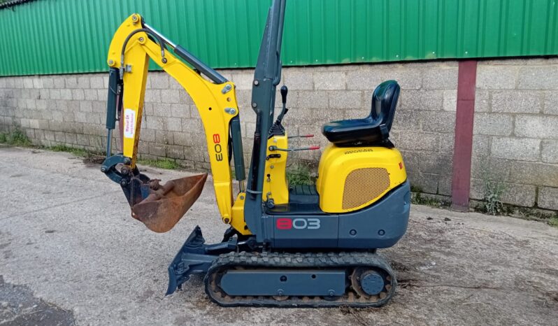 0.8T Excavator Wacker Neuson 803 2019