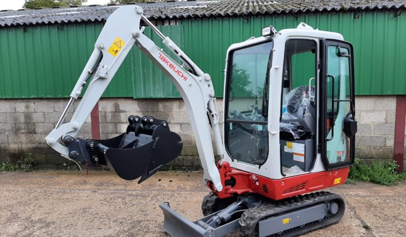 1.8T Excavator Takeuchi TB216- Ex demo full