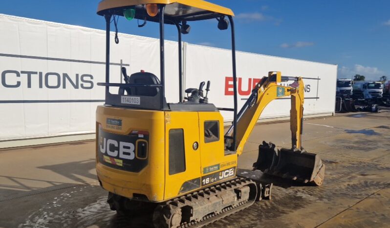 2019 JCB 16C-1 Mini Excavators For Auction: Dromore – 11th & 12th October 2024 @ 9:00am For Auction on 2024-10-12 full