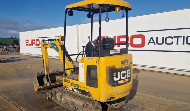 2019 JCB 16C-1 Mini Excavators For Auction: Dromore – 11th & 12th October 2024 @ 9:00am For Auction on 2024-10-12 full