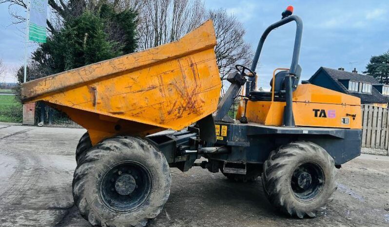 TEREX TA6 4WD DUMPER * YEAR 2015 * C/W ROLE BAR *VIDEO* full