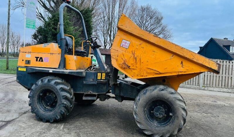 TEREX TA6 4WD DUMPER * YEAR 2015 * C/W ROLE BAR *VIDEO* full