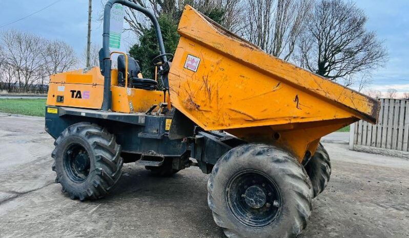 TEREX TA6 4WD DUMPER * YEAR 2015 * C/W ROLE BAR *VIDEO* full