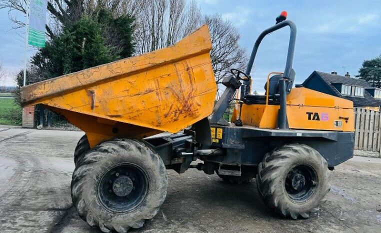 TEREX TA6 4WD DUMPER * YEAR 2015 * C/W ROLE BAR *VIDEO*