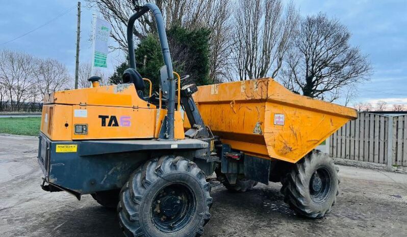 TEREX TA6 4WD DUMPER * YEAR 2015 * C/W ROLE BAR *VIDEO* full