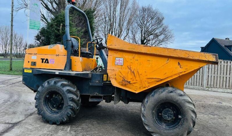 TEREX TA6 4WD DUMPER * YEAR 2015 * C/W ROLE BAR *VIDEO* full