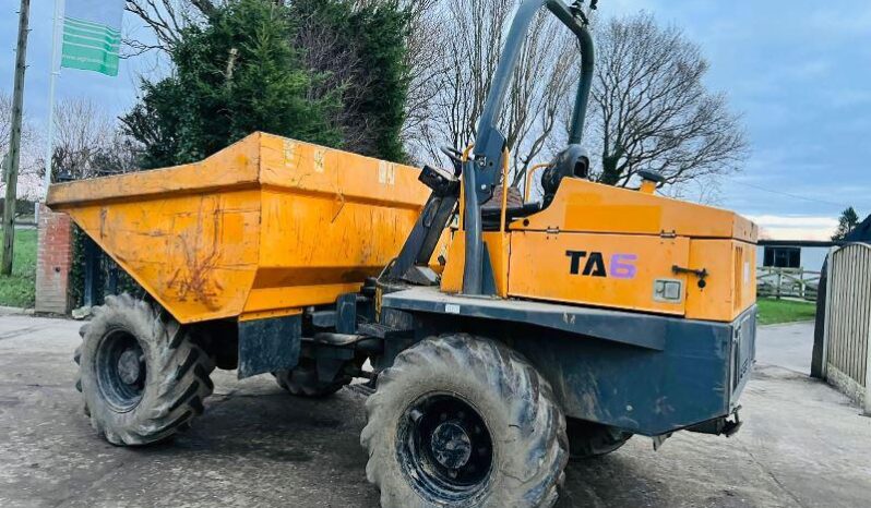 TEREX TA6 4WD DUMPER * YEAR 2015 * C/W ROLE BAR *VIDEO* full