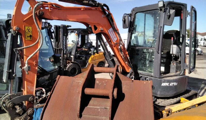 2020 DOOSAN DX27Z-7  For Auction on 2024-10-01 at 08:30 For Auction on 2024-10-01