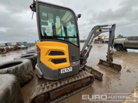 2020 Volvo ECR25D Mini Excavators For Auction: Leeds – 23rd, 24th, 25th, 26th October @ 08:00am full