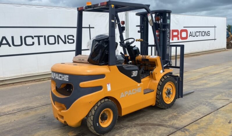 Unused 2024 Apache HH30Z Forklifts For Auction: Dromore – 11th & 12th October 2024 @ 9:00am For Auction on 2024-10-12 full