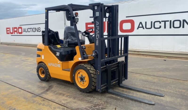 Unused 2024 Apache HH30Z Forklifts For Auction: Dromore – 11th & 12th October 2024 @ 9:00am For Auction on 2024-10-12 full