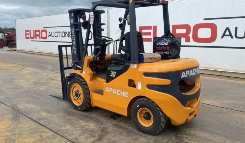 Unused 2024 Apache HH30Z Forklifts For Auction: Dromore – 11th & 12th October 2024 @ 9:00am For Auction on 2024-10-12 full