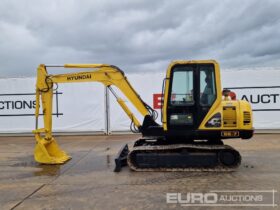 Hyundai R55-7 Mini Excavators For Auction: Dromore – 11th & 12th October 2024 @ 9:00am For Auction on 2024-10-12 full