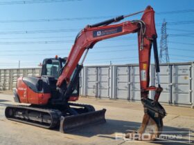 2019 Kubota KX080-4A 6 Ton+ Excavators For Auction: Leeds – 23rd, 24th, 25th, 26th October @ 08:00am full