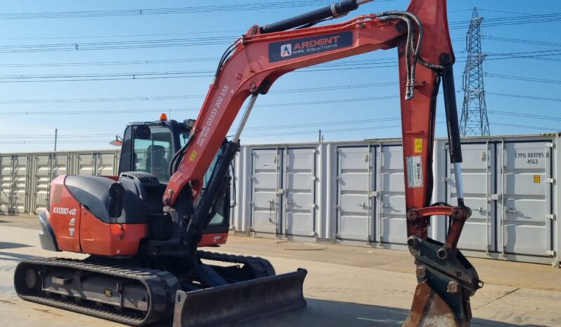 2019 Kubota KX080-4A 6 Ton+ Excavators For Auction: Leeds – 23rd, 24th, 25th, 26th October @ 08:00am full