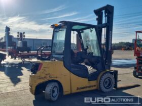 Jungheinrich Gas Forklift, 2 Stage Mast, Side Shift, Forks (Non Runner No Gas) Forklifts For Auction: Leeds – 23rd, 24th, 25th, 26th October @ 08:00am full