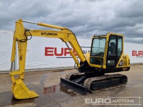 Hyundai R55-7 Mini Excavators For Auction: Dromore – 11th & 12th October 2024 @ 9:00am For Auction on 2024-10-12